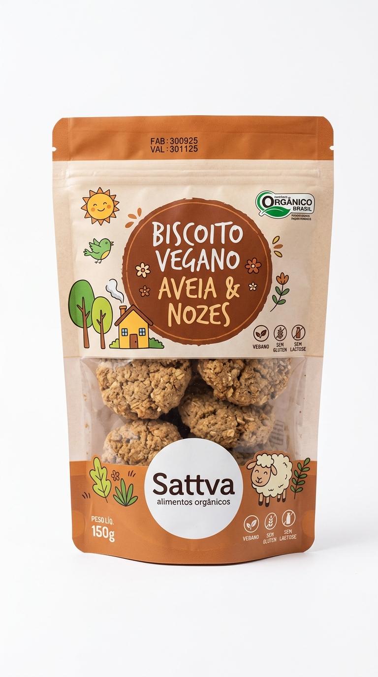 Biscoito de Aveia e Nozes