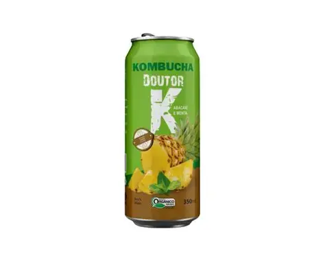 Kombucha de Abacaxi com Menta