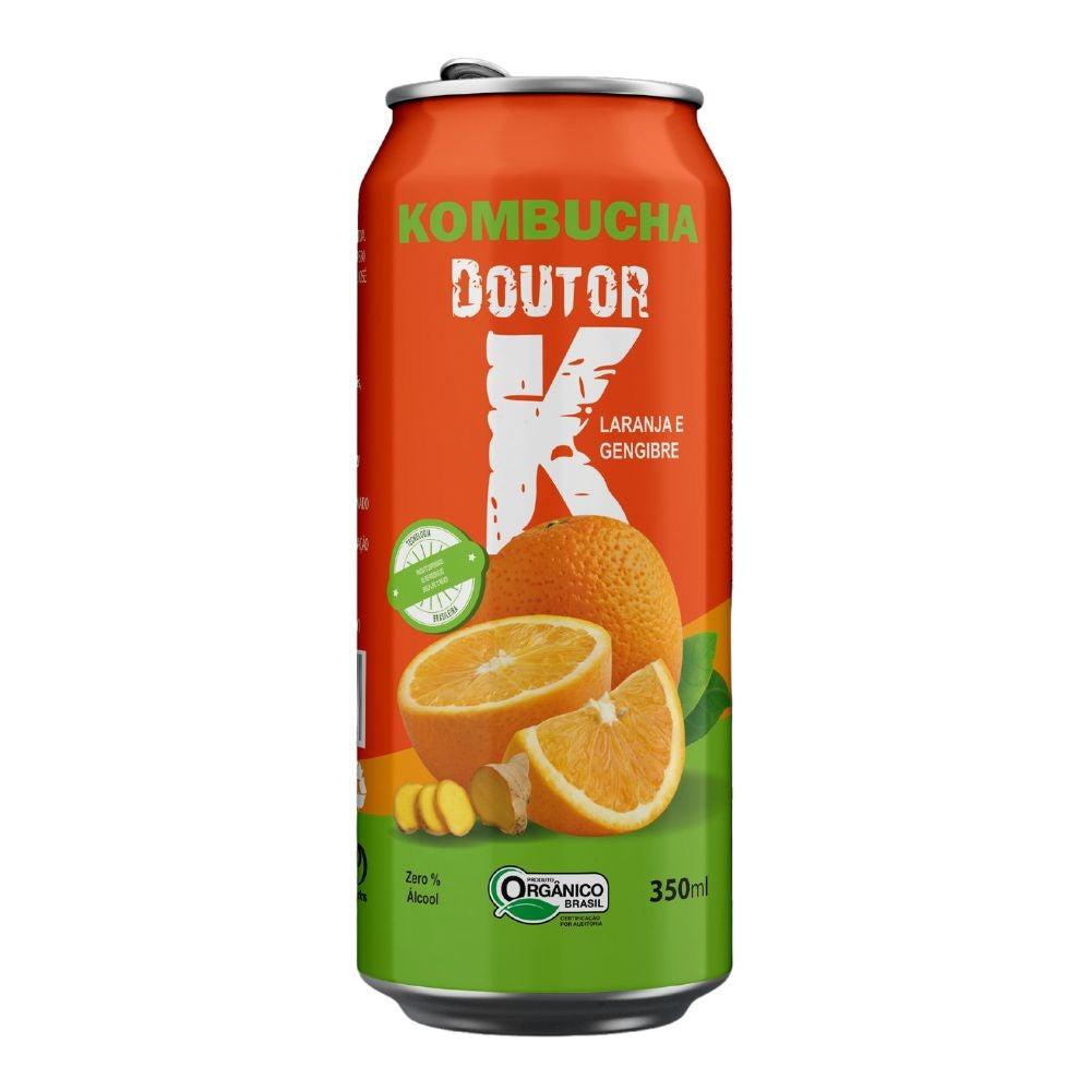 Kombucha de Laranja com Gengibre