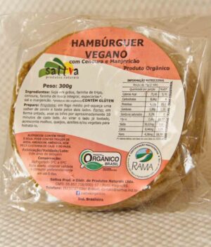 Hamburguer Vegano de Cenoura e Manjericão Orgânico